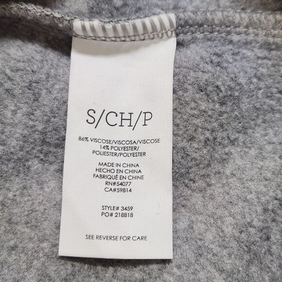 CAbi 3459 Flashdance Sweatshirt Tunic Dress Gray Fleece Flounce Bottom Women's S - Picture 9 of 12